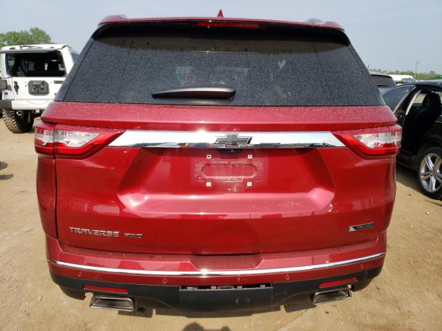 1GNEVJKW6JJ259108 - 2018 CHEVROLET TRAVERSE PREMIER RED photo 6