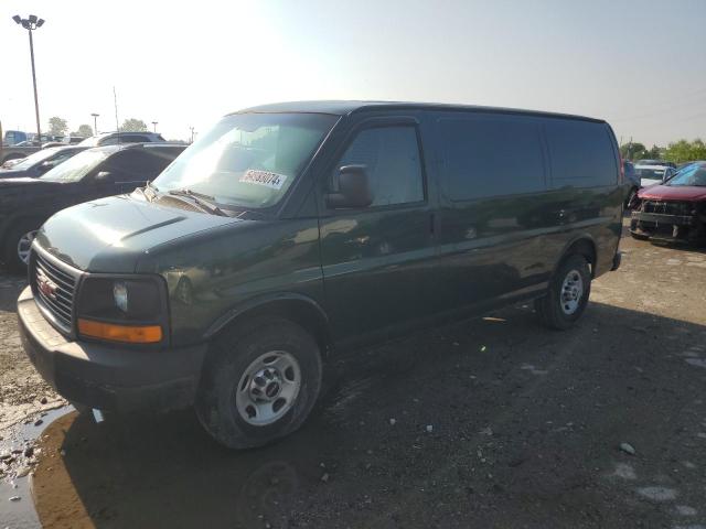 1GTZ7TBG0B1132557 - 2011 GMC SAVANA G3500 GREEN photo 1