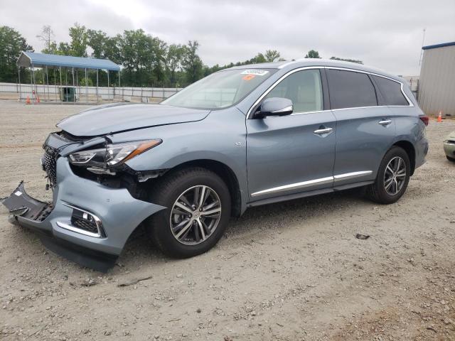 5N1DL0MM8KC528890 - 2019 INFINITI QX60 LUXE BLUE photo 1