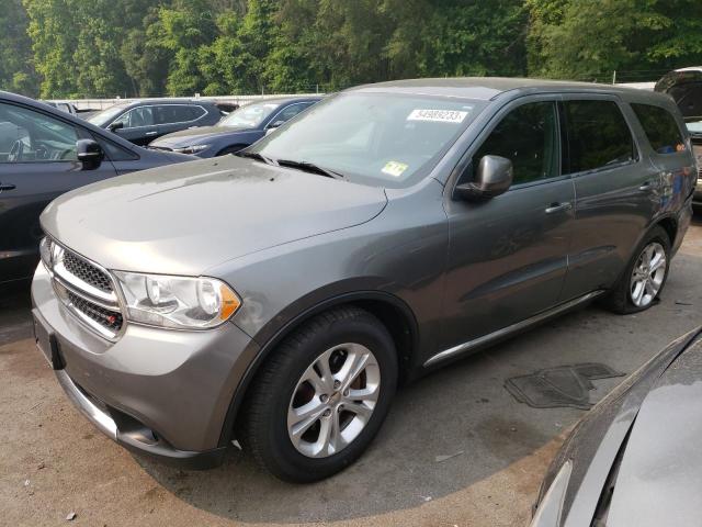 1C4RDJAG5DC559187 - 2013 DODGE DURANGO SXT GRAY photo 1