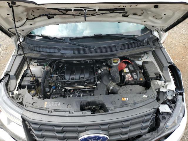 1FM5K8AR6KGA29018 - 2019 FORD EXPLORER POLICE INTERCEPTOR 白色 照片 12