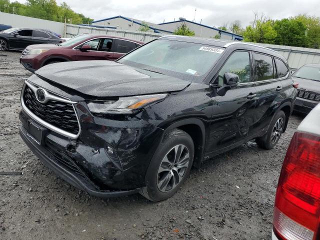 5TDHZRBH5LS054640 - 2020 TOYOTA HIGHLANDER XLE BLACK photo 1