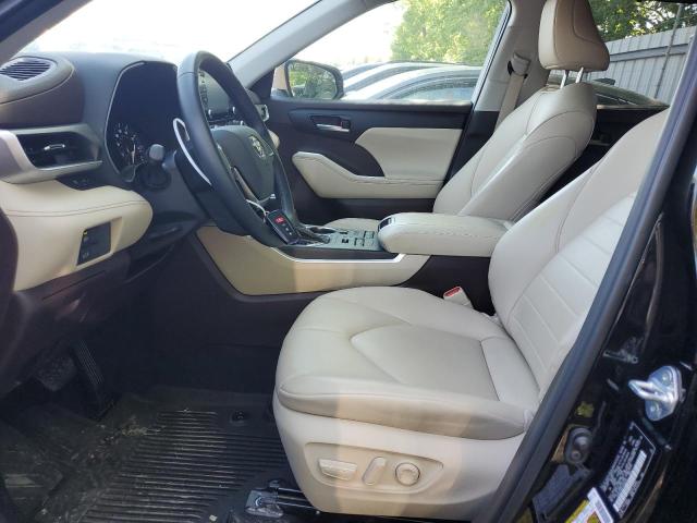 5TDHZRBH5LS054640 - 2020 TOYOTA HIGHLANDER XLE BLACK photo 7