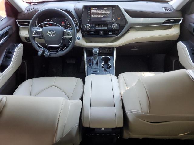 5TDHZRBH5LS054640 - 2020 TOYOTA HIGHLANDER XLE BLACK photo 8