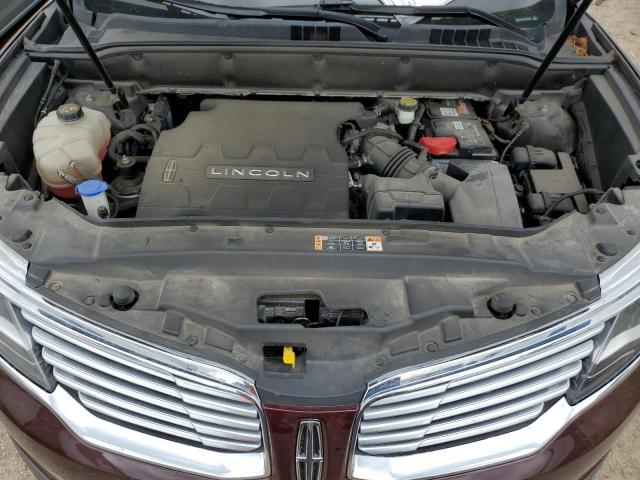 2LMPJ8LR1HBL40904 - 2017 LINCOLN MKX RESERVE كستنائي صورة 11