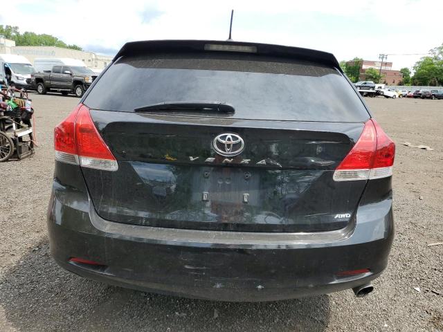 4T3BA3BB0BU028627 - 2011 TOYOTA VENZA BLACK photo 6