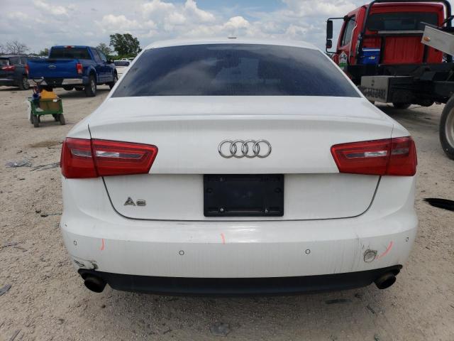 WAUDFAFC6DN110211 - 2013 AUDI A6 PREMIUM PLUS WHITE photo 6