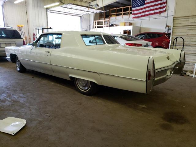 G8152457 - 1968 CADILLAC COUPE DEVI WHITE photo 2