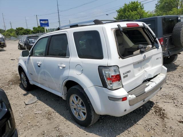 4M2CU97148KJ24576 - 2008 MERCURY MARINER PREMIER WHITE photo 2