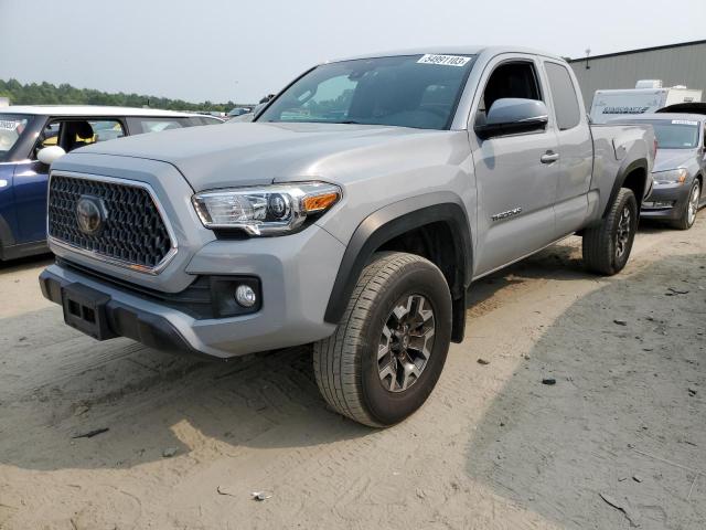 5TFSZ5ANXJX122489 - 2018 TOYOTA TACOMA ACCESS CAB ნაცრისფერი ფოტო 1