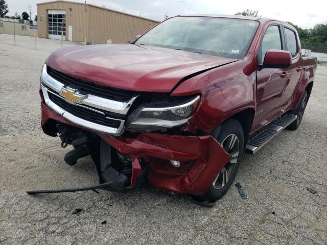 1GCGTCEN6H1207512 - 2017 CHEVROLET COLORADO L RED photo 2