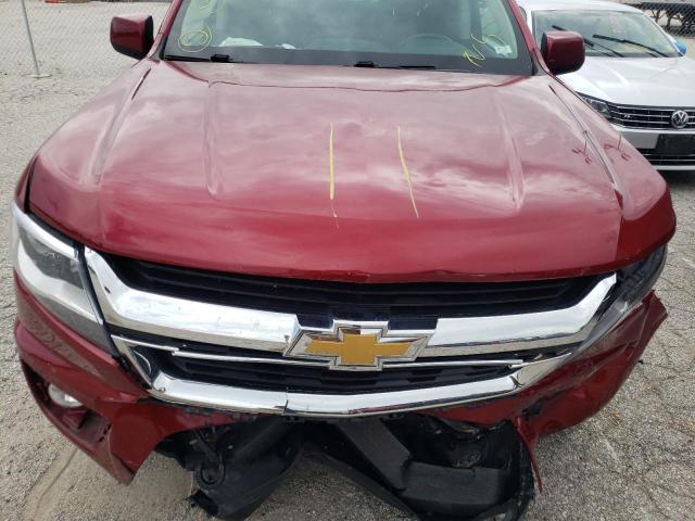 1GCGTCEN6H1207512 - 2017 CHEVROLET COLORADO L RED photo 7