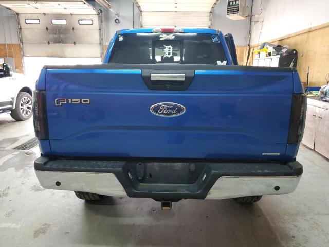 1FTEW1EG4FFC91866 - 2015 FORD F150 SUPERCREW BLUE photo 6