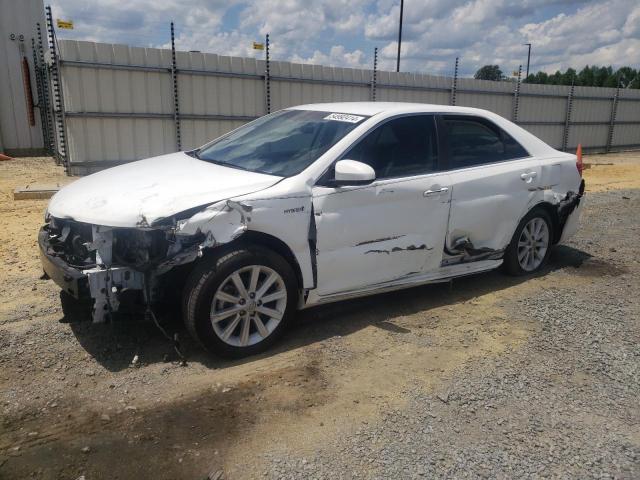 4T1BD1FK9DU096815 - 2013 TOYOTA CAMRY HYBRID WHITE photo 1