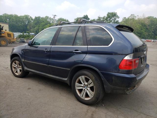 5UXFB53525LV11741 - 2005 BMW X5 4.4I BLUE photo 2