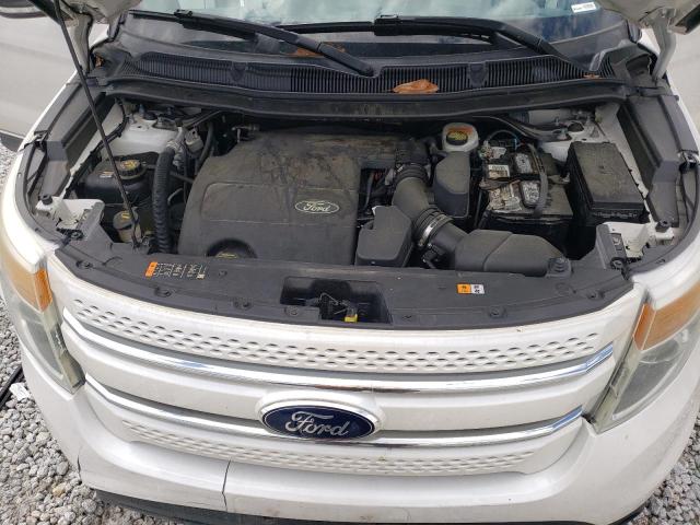 1FM5K8F88DGB41998 - 2013 FORD EXPLORER LIMITED WHITE photo 12