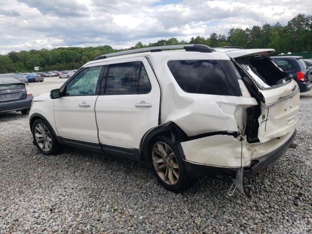 1FM5K8F88DGB41998 - 2013 FORD EXPLORER LIMITED WHITE photo 2