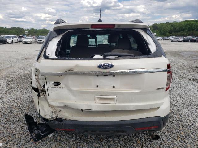 1FM5K8F88DGB41998 - 2013 FORD EXPLORER LIMITED WHITE photo 6