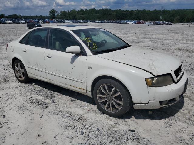 WAULC68E25A036181 - 2005 AUDI A4 1.8T QUATTRO WHITE photo 1