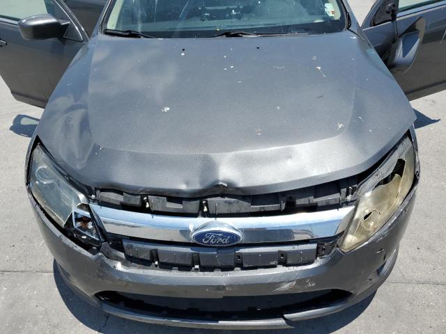 3FAHP0HA4BR212470 - 2011 FORD FUSION SE GRAY photo 11