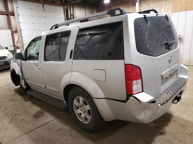 5N1AR18W15C738173 - 2005 NISSAN PATHFINDER LE SILVER photo 2