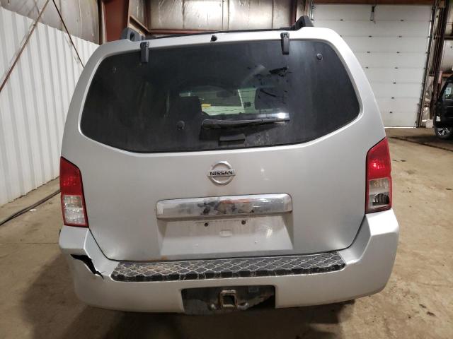 5N1AR18W15C738173 - 2005 NISSAN PATHFINDER LE SILVER photo 6