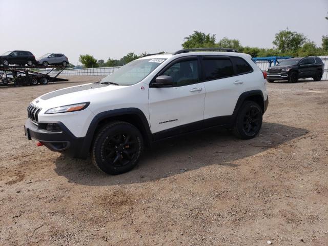 1C4PJMBS9GW358397 - 2016 JEEP CHEROKEE TRAILHAWK WHITE photo 1