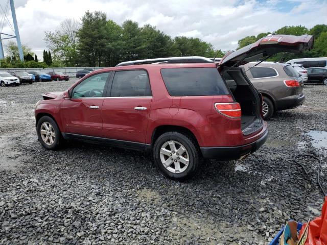 5GZEV23767J154355 - 2007 SATURN OUTLOOK XR მუქწითელი ფოტო 2