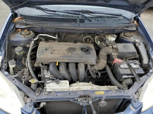 2T1KR32E75C486456 - 2005 TOYOTA COROLLA MA XR BLUE photo 11