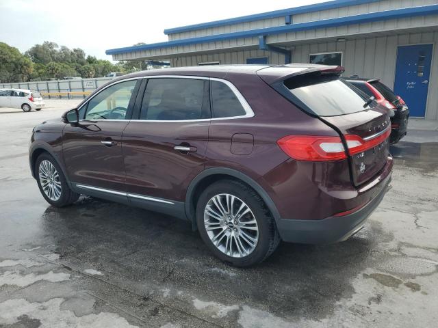 2LMPJ6LR9JBL19454 - 2018 LINCOLN MKX RESERVE BURGUNDY photo 2