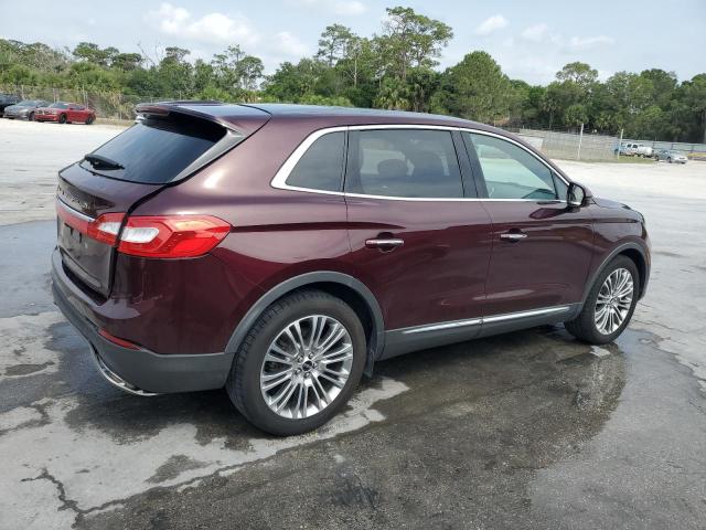2LMPJ6LR9JBL19454 - 2018 LINCOLN MKX RESERVE BURGUNDY photo 3