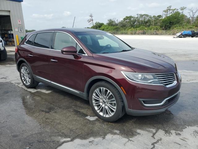 2LMPJ6LR9JBL19454 - 2018 LINCOLN MKX RESERVE BURGUNDY photo 4