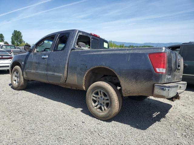 1N6AA06B74N576541 - 2004 NISSAN TITAN XE GRAY photo 2