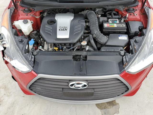 KMHTC6AE6GU275534 - 2016 HYUNDAI VELOSTER TURBO RED photo 11