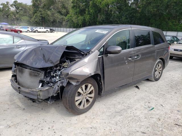 5FNRL5H47FB059723 - 2015 HONDA ODYSSEY EX GRAY photo 1