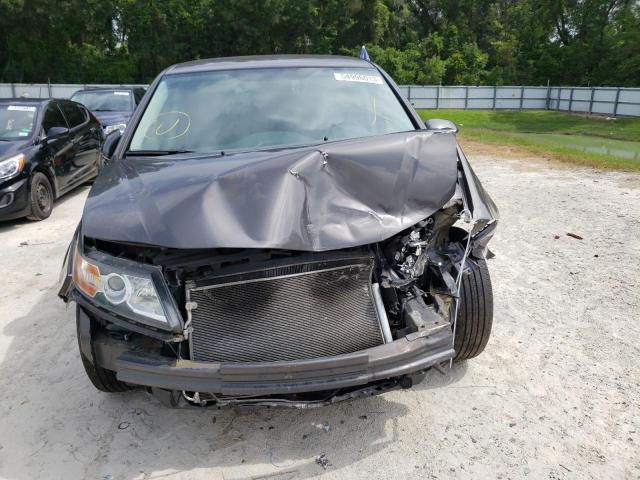 5FNRL5H47FB059723 - 2015 HONDA ODYSSEY EX GRAY photo 5