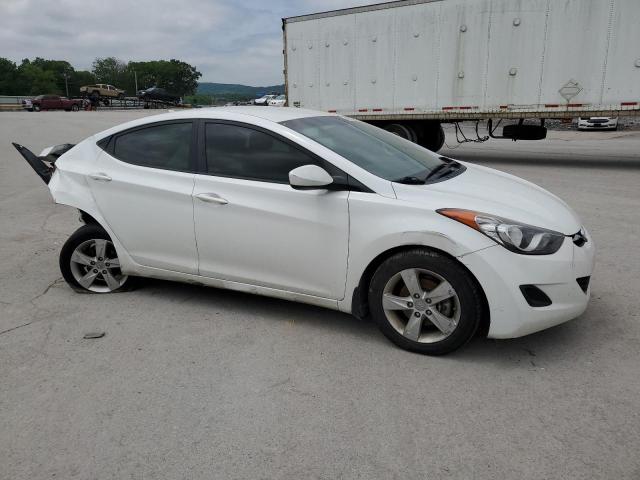 5NPDH4AE9DH278125 - 2013 HYUNDAI ELANTRA GLS WHITE photo 4