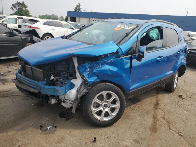 MAJ3S2GE4KC303729 - 2019 FORD ECOSPORT SE Bleu photo 1