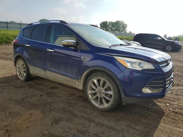 1FMCU9GX6EUD67795 - 2014 FORD ESCAPE SE BLUE photo 4