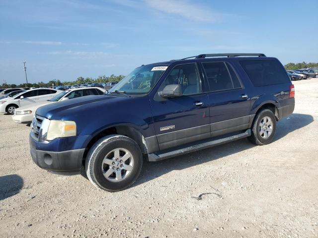 1FMFK15597LA04762 - 2007 FORD EXPEDITION EL XLT BLUE photo 1