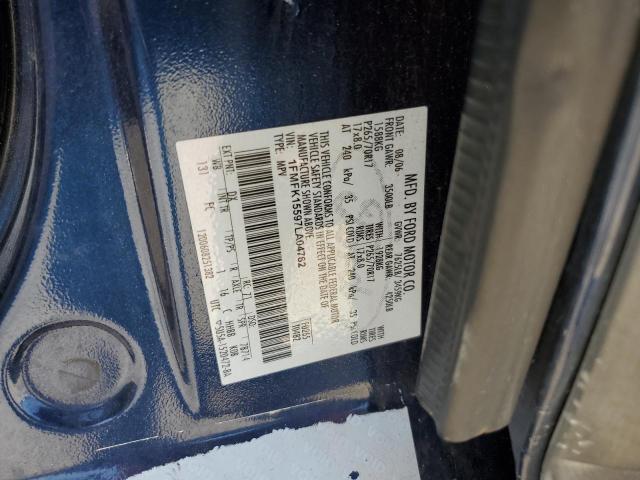 1FMFK15597LA04762 - 2007 FORD EXPEDITION EL XLT BLUE photo 12