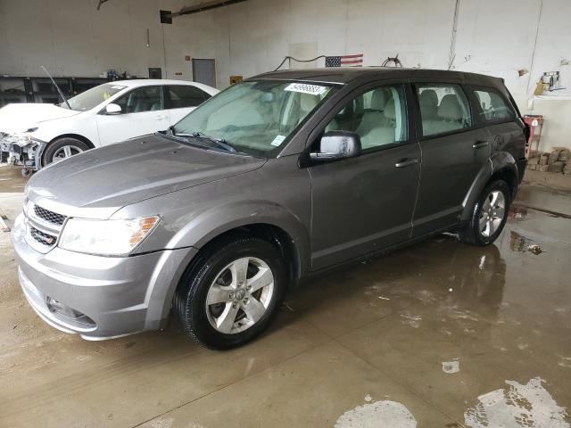 3C4PDCAB4DT586263 - 2013 DODGE JOURNEY SE GRAY photo 1