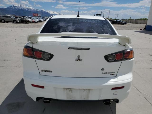 JA3AV66VX9U034592 - 2009 MITSUBISHI LANCER RALLIART WHITE photo 6