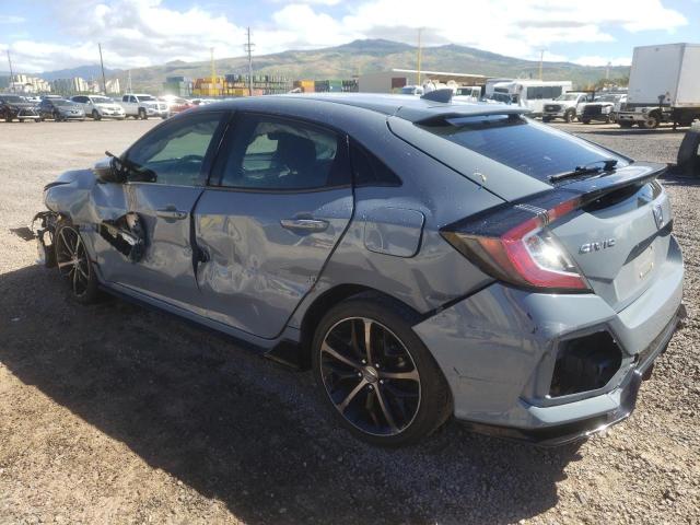 SHHFK7H4XMU225536 - 2021 HONDA CIVIC SPORT 蓝色 照片 2