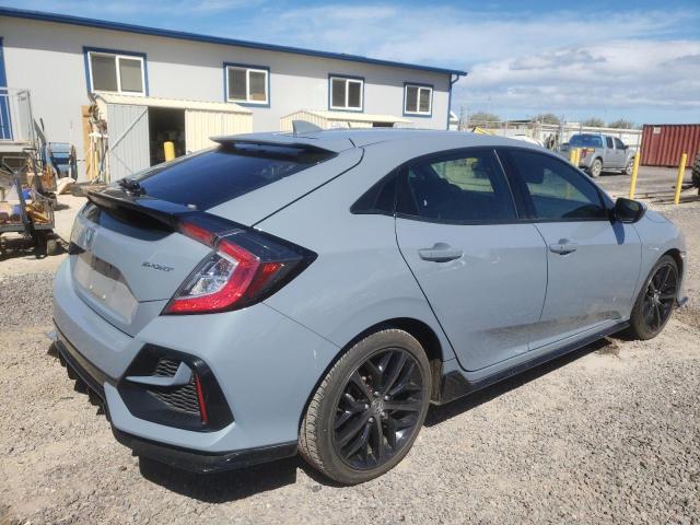 SHHFK7H4XMU225536 - 2021 HONDA CIVIC SPORT 蓝色 照片 3