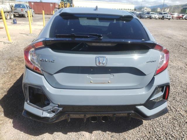 SHHFK7H4XMU225536 - 2021 HONDA CIVIC SPORT 蓝色 照片 6