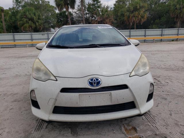 JTDKDTB35C1502930 - 2012 TOYOTA PRIUS C WHITE photo 5