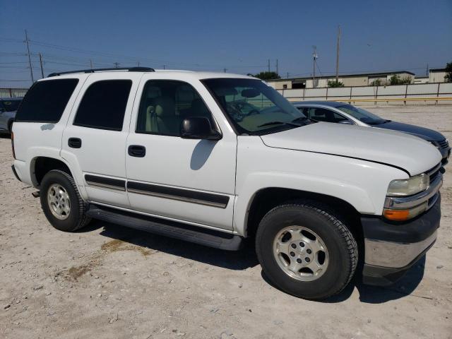 1GNEC13T35J248549 - 2005 CHEVROLET TAHOE C1500 WHITE photo 4