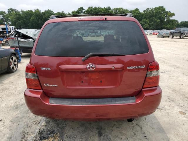 JTEEP21A550088499 - 2005 TOYOTA HIGHLANDER LIMITED BURGUNDY photo 6