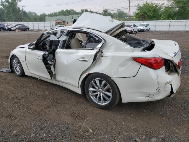 JN1EV7AR3GM345719 - 2016 INFINITI Q50 PREMIUM WHITE photo 2